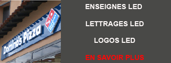 Enseignes LED